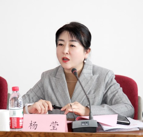 党委书记、副董事长杨莹主持会议（采用照片）